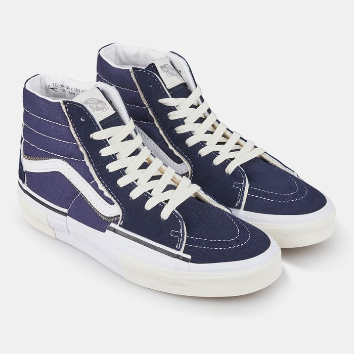Vans Sk8-Hi Reconstruct Unisex Shoe Blue Vans Sk8-Hi Reconstruct Unisex Shoe Blue image number 1