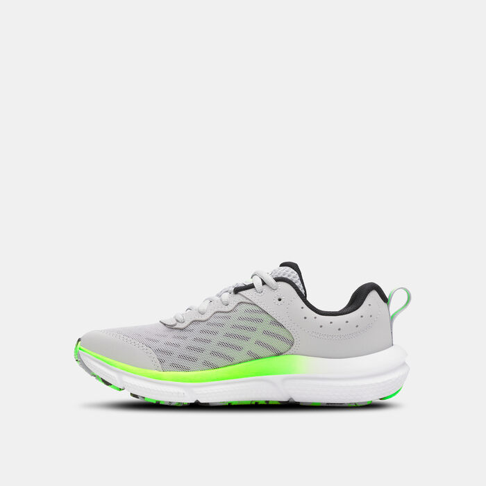 Under Armour Kids' UA Assert 10 Running Shoe Grey image number 2