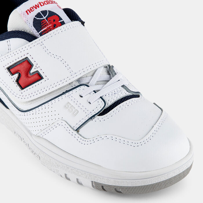 New Balance Kids' BB550 Shoes White New Balance Kids' BB550 Shoes White image number 4