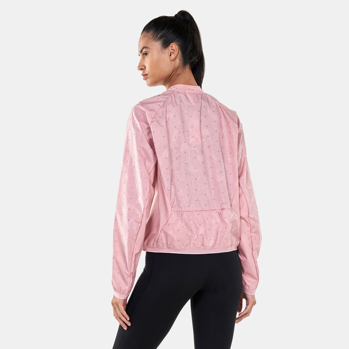 adidas Women's Run Fast Radically Reflective Jacket Pink image number 1
