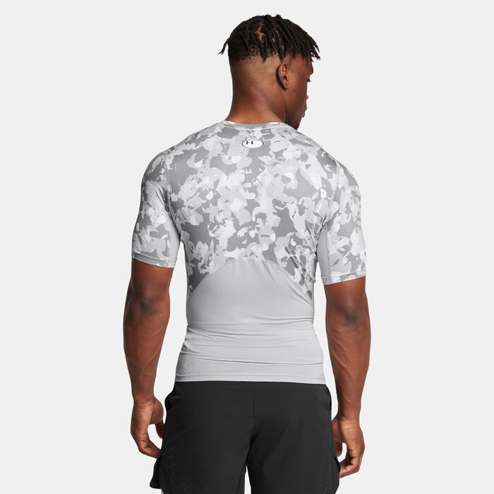 Under Armour Men's HeatGear Training Baselayer Top Grey Under Armour Men's HeatGear Training Baselayer Top Grey image number 1
