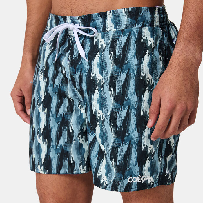 COEGA Men's Printed Swimming Shorts Green COEGA Men's Printed Swimming Shorts Green image number 3