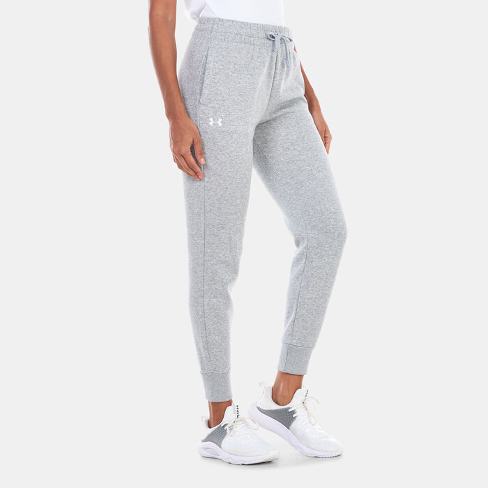 Under Armour Women's UA Rival Fleece Joggers Grey Under Armour Women's UA Rival Fleece Joggers Grey image number 0