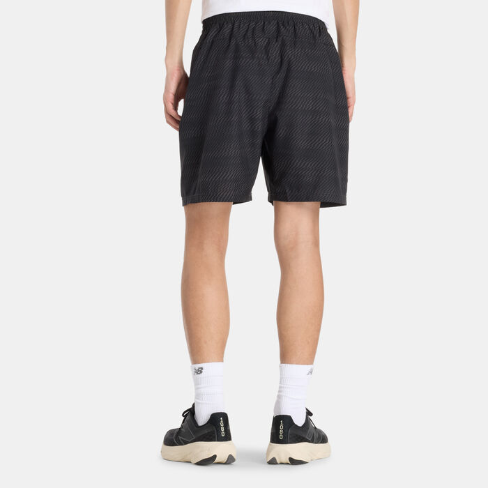 New Balance Men's Sport Essentials Printed Training Shorts Black New Balance Men's Sport Essentials Printed Training Shorts Black image number 1