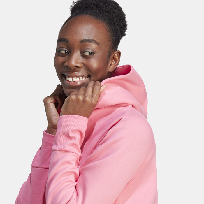 adidas Women's Z.N.E. Overhead Hoodie Pink image number 3