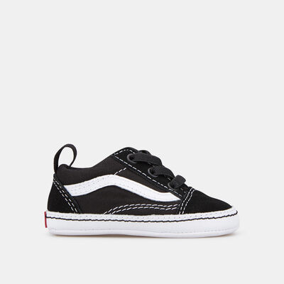 Vans Kids' Old Skool Crib Shoe Black Vans Kids' Old Skool Crib Shoe Black