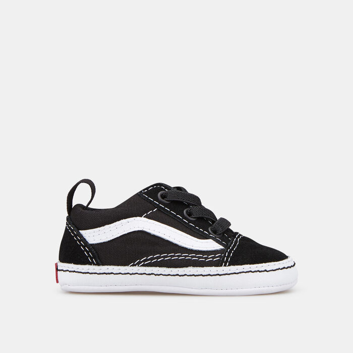 Vans Kids' Old Skool Crib Shoe Black Vans Kids' Old Skool Crib Shoe Black image number 0