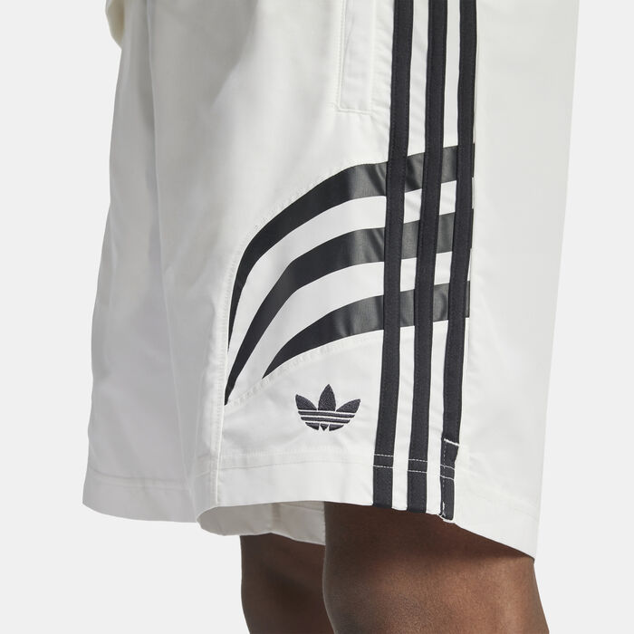adidas Originals Men's Q3 Atlanta Shorts White image number 3