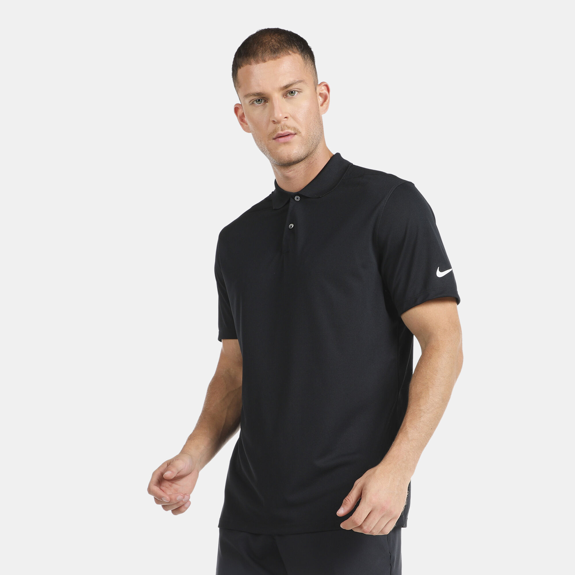 Black nike clearance golf polo shirt