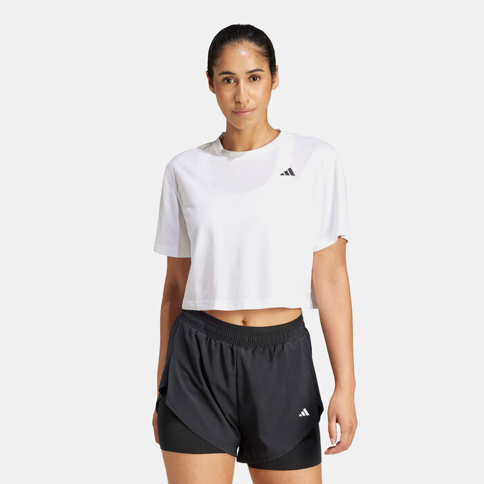 adidas Women's Train Essentials Boxy Training T-Shirt White adidas Women's Train Essentials Boxy Training T-Shirt White image number 0