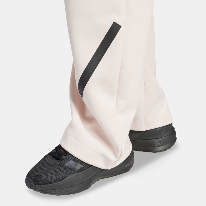 adidas Women's Z.N.E. Barrel Track Pants Pink image number 3