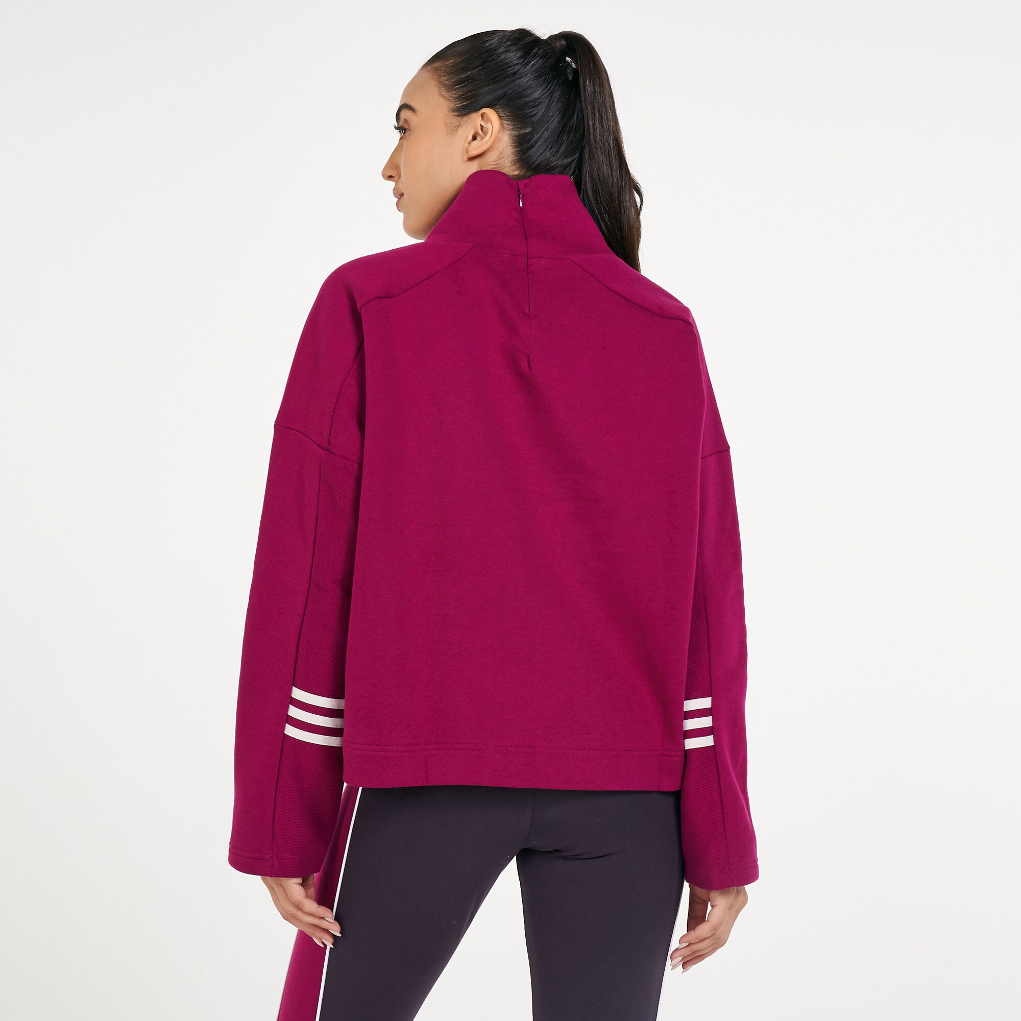Adidas essentials comfort on sale mock neck sweatshirt