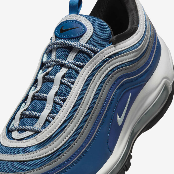 Nike Men's Air Max 97 Shoes Blue Nike Men's Air Max 97 Shoes Blue image number 7