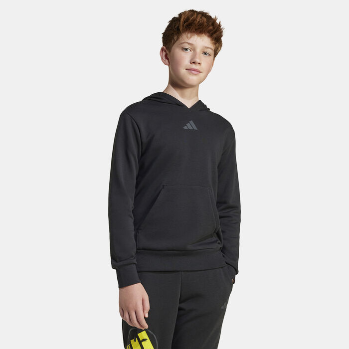 adidas Kids' Smileyworld Hoodie Black adidas Kids' Smileyworld Hoodie Black image number 0