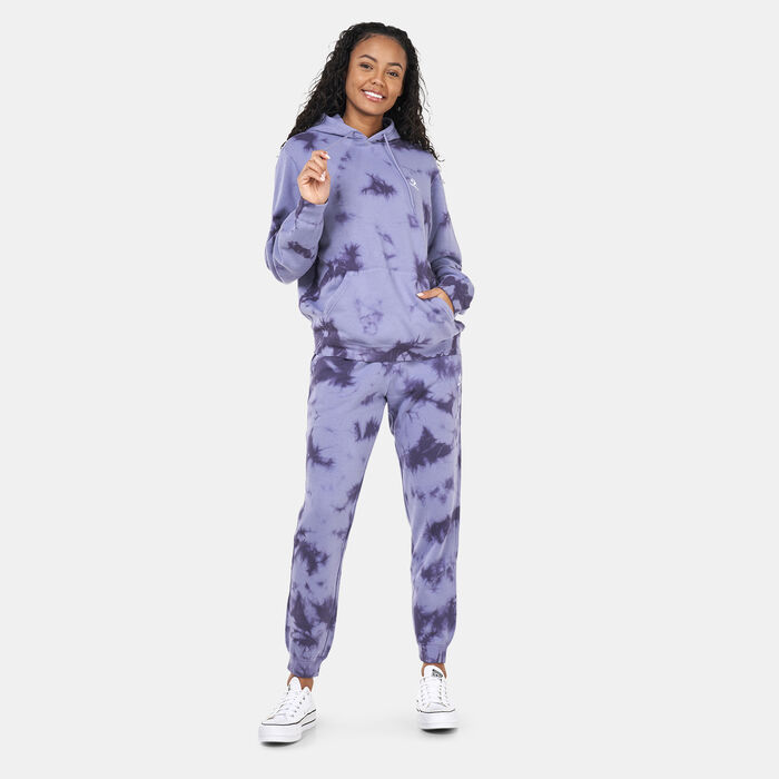 Converse Go-To Star Chevron Washed Hoodie Purple Converse Go-To Star Chevron Washed Hoodie Purple image number 3