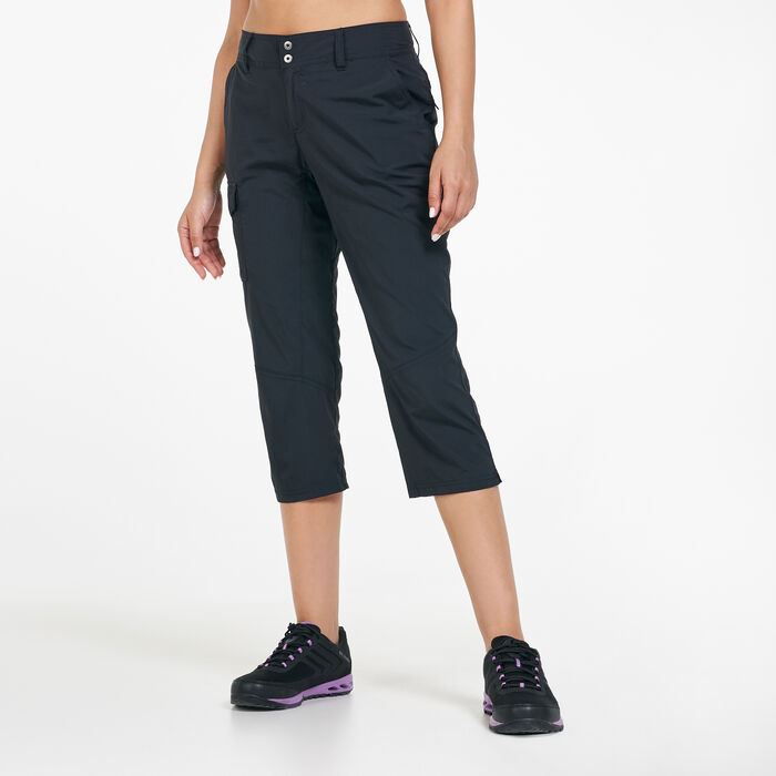 silver capri pants