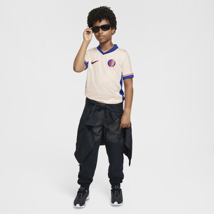 Nike Kids' Chelsea F.C. 2024/25 Stadium Away Dri-FIT Football Replica Shirt Peach Nike Kids' Chelsea F.C. 2024/25 Stadium Away Dri-FIT Football Replica Shirt Peach image number 5