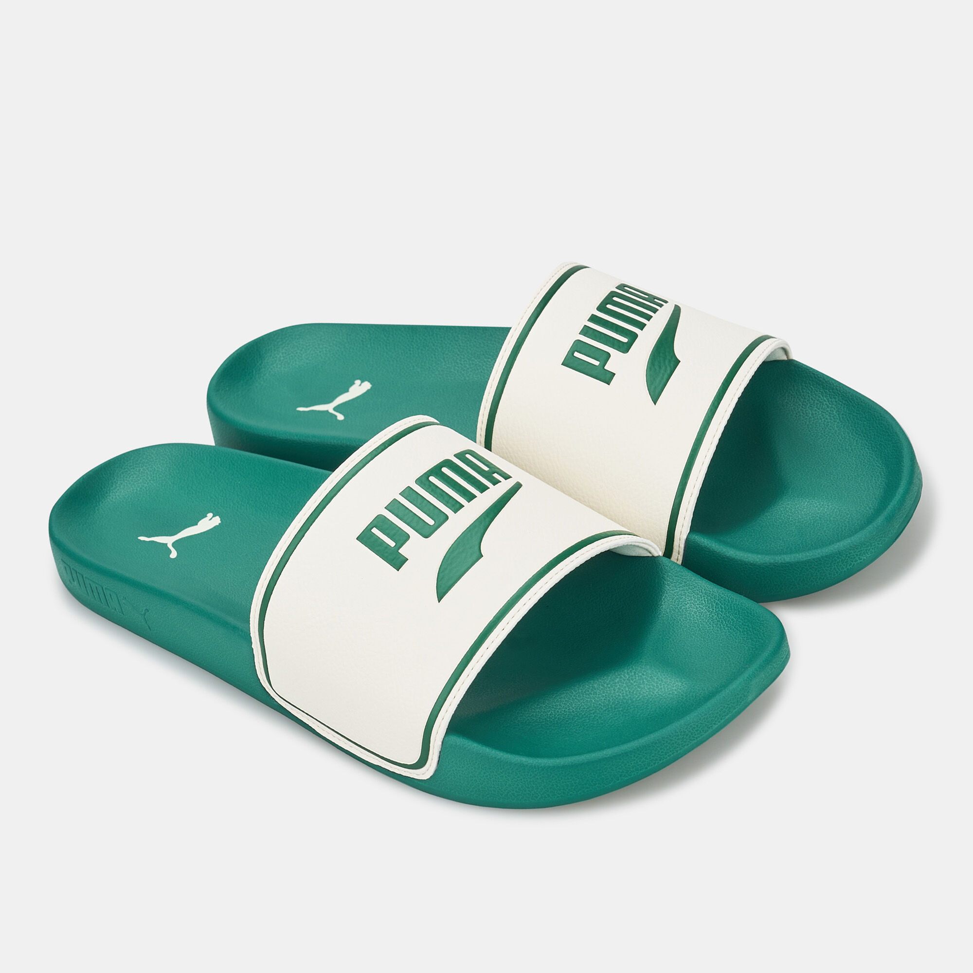 Teal puma slides shop