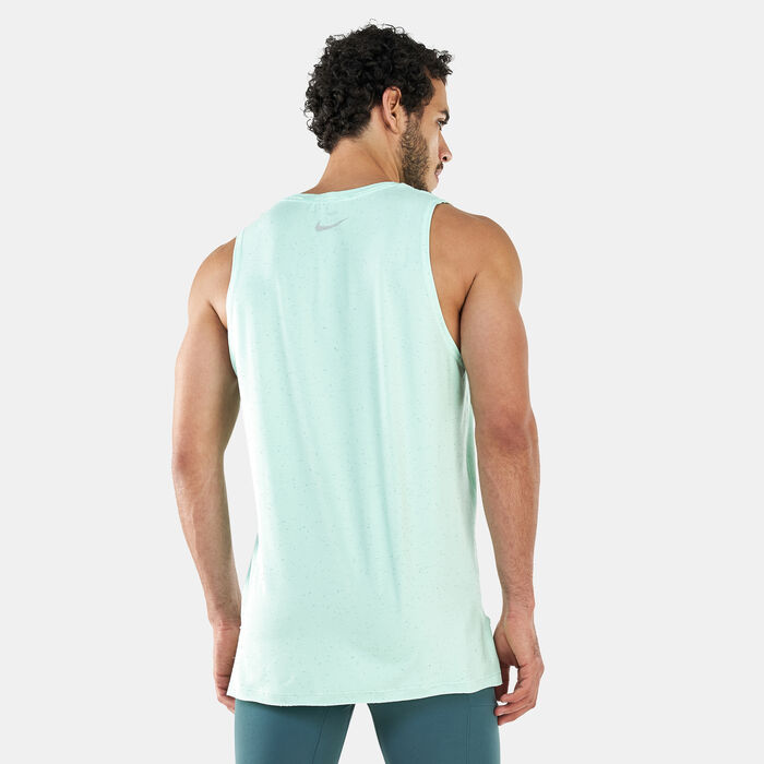 Nike Men's Yoga Tank Top Green Nike Men's Yoga Tank Top Green image number 1