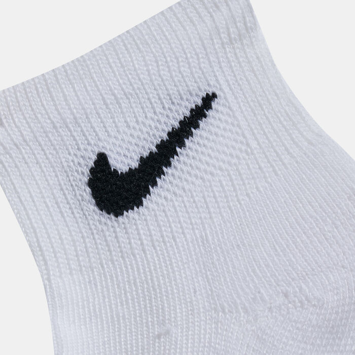 Nike Kids' NHN Basic Quarter Socks (3 Pack) White Nike Kids' NHN Basic Quarter Socks (3 Pack) White image number 1