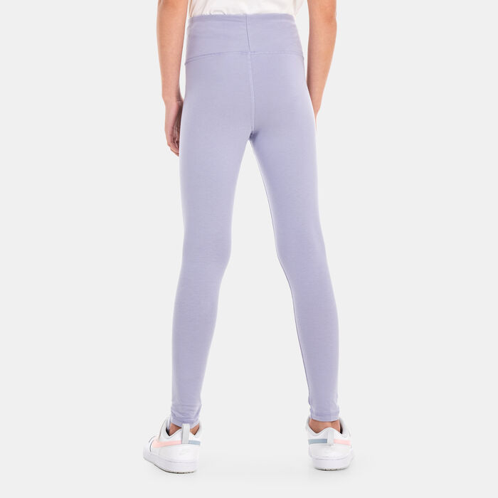 Nike Kids' Sportswear Trend High-Waisted Leggings (Older Kids) Grey Nike Kids' Sportswear Trend High-Waisted Leggings (Older Kids) Grey image number 1