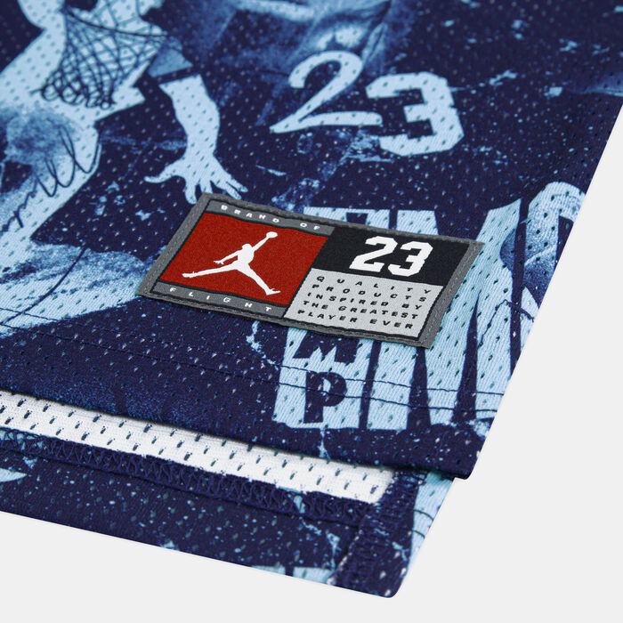 Nike Kids' 23 Striped Jersey Top Blue Nike Kids' 23 Striped Jersey Top Blue image number 2
