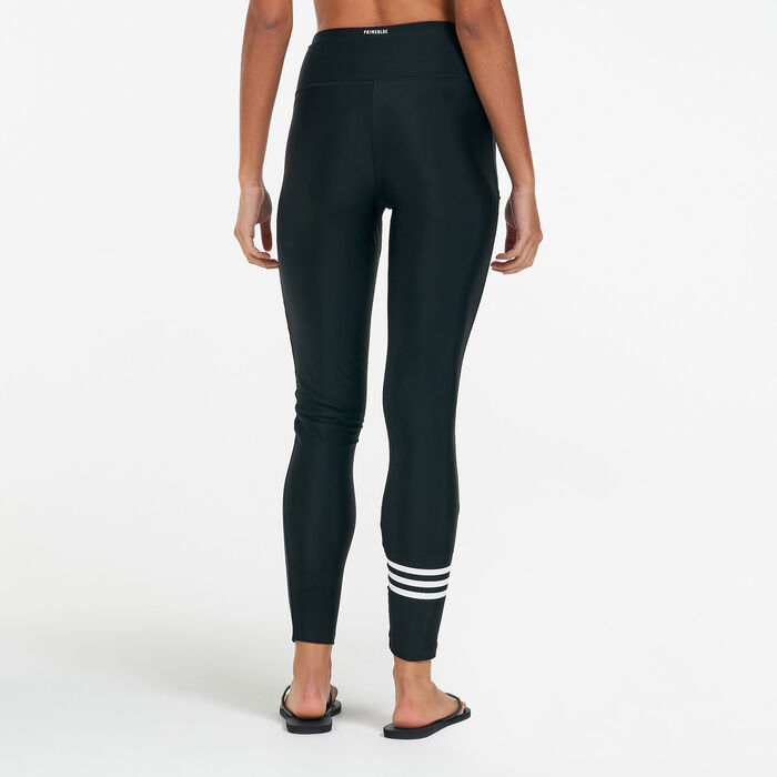 adidas Women's 3-Stripes Swimming Pant Black image number 4