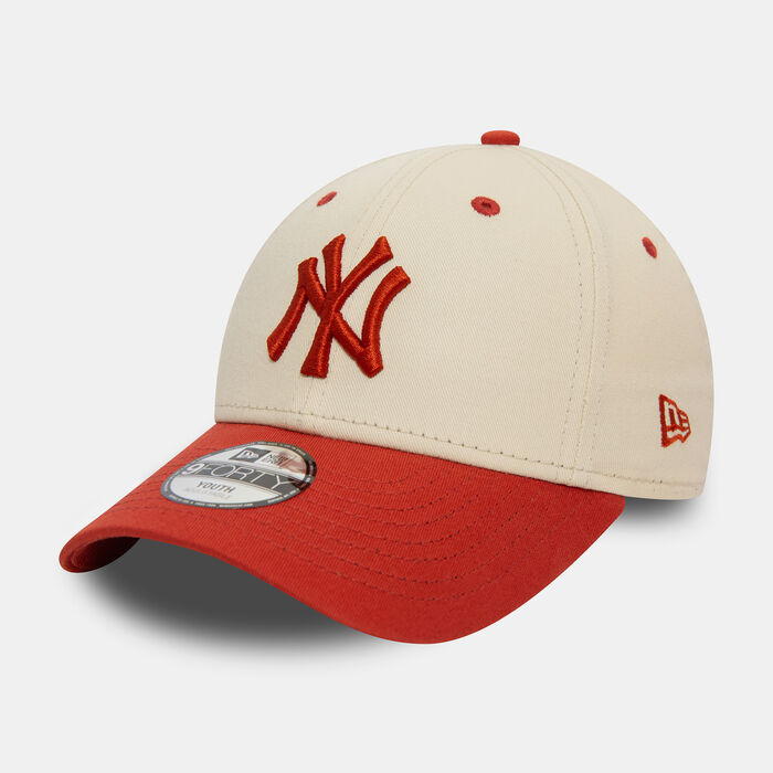 New Era Kids' MBL New York Yankees Contrast 9FORTY Cap Beige New Era Kids' MBL New York Yankees Contrast 9FORTY Cap Beige image number 2
