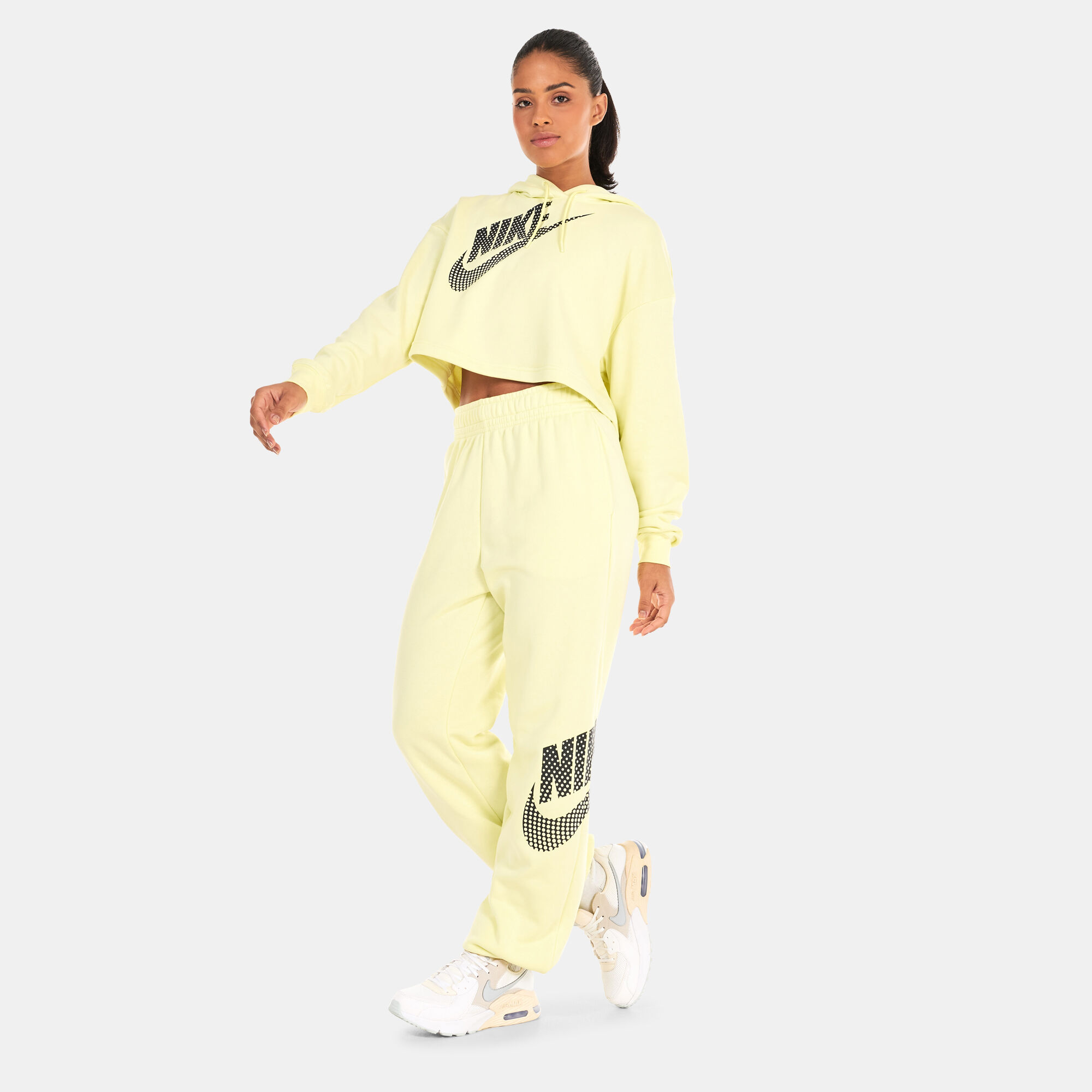 Yellow nike tracksuit womens online