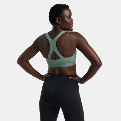 New Balance Women's Essential Medium-Support Training Sports Bra Green