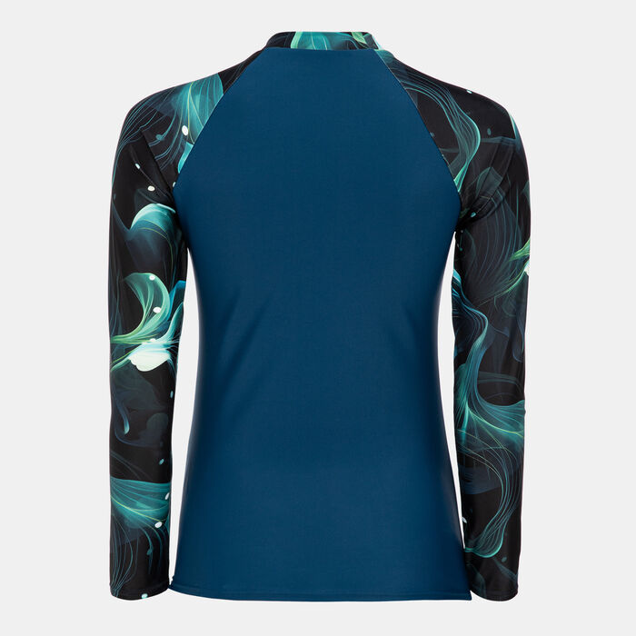 Arena Women's Modesty Long Sleeve Swimming Rashguard Black image number 1