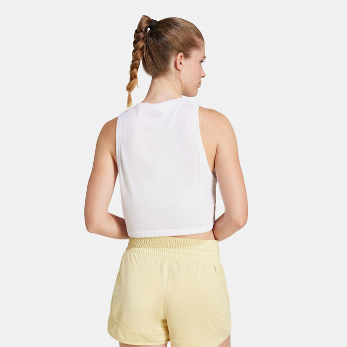 adidas Women's Train Essentials Training Tank Top White adidas Women's Train Essentials Training Tank Top White image number 1