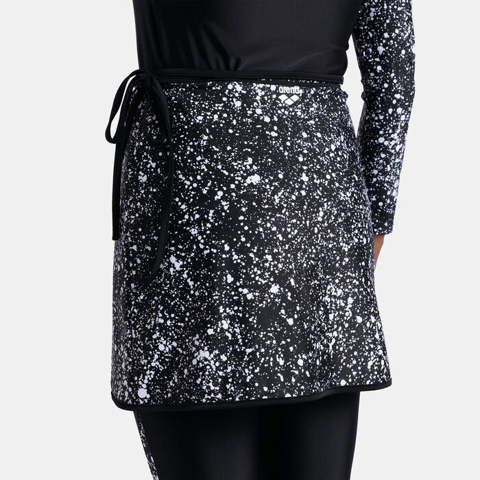 Arena Women's Modesty Swimming Skirt Black image number 3
