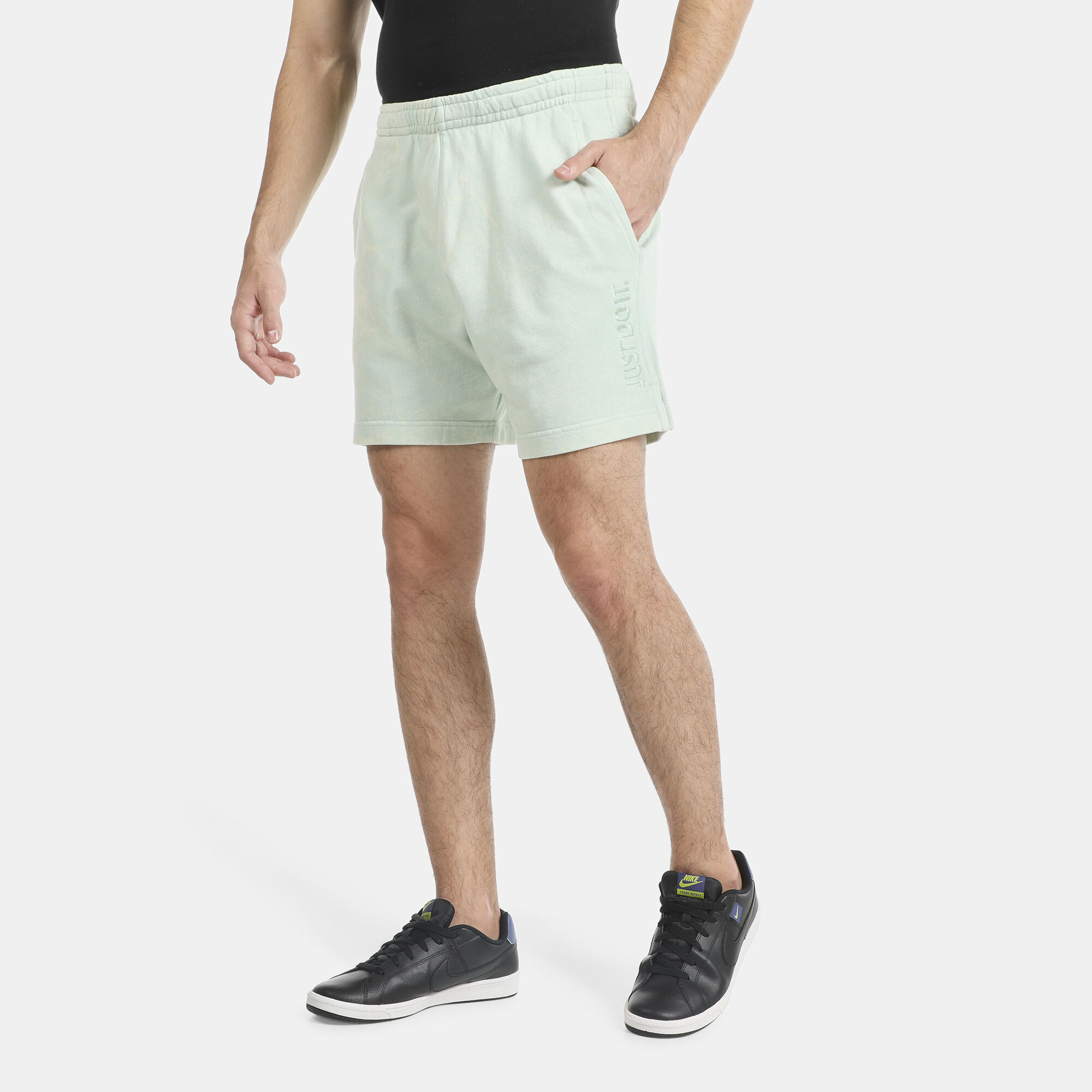 Nike just do it washed shorts in grey sales