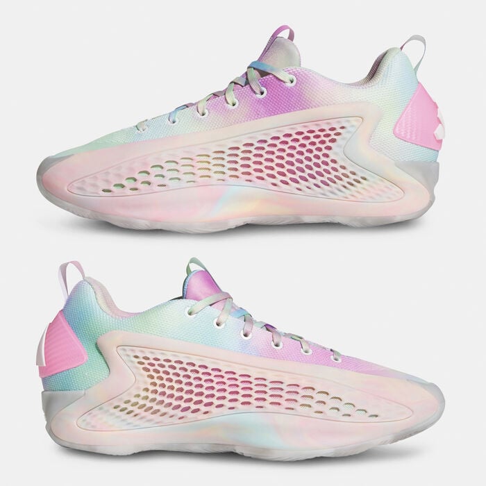 adidas Anthony Edwards 1 Low Basketball Shoes White adidas Anthony Edwards 1 Low Basketball Shoes White image number 2