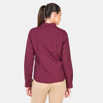 Columbia Women's Silver Ridge 2.0 Long Sleeve Shirt Red