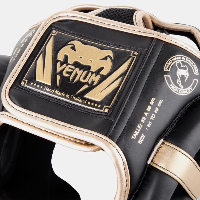 Venum Elite Boxing Headgear Black Venum Elite Boxing Headgear Black image number 1