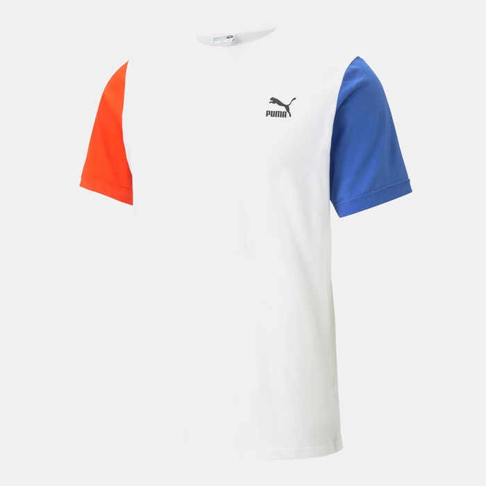 PUMA Men's Classics Block T-Shirt White PUMA Men's Classics Block T-Shirt White image number 0