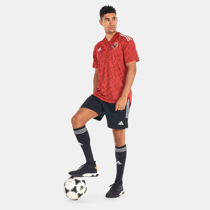 adidas Men's Al Ahly Home Jersey Red adidas Men's Al Ahly Home Jersey Red image number 2