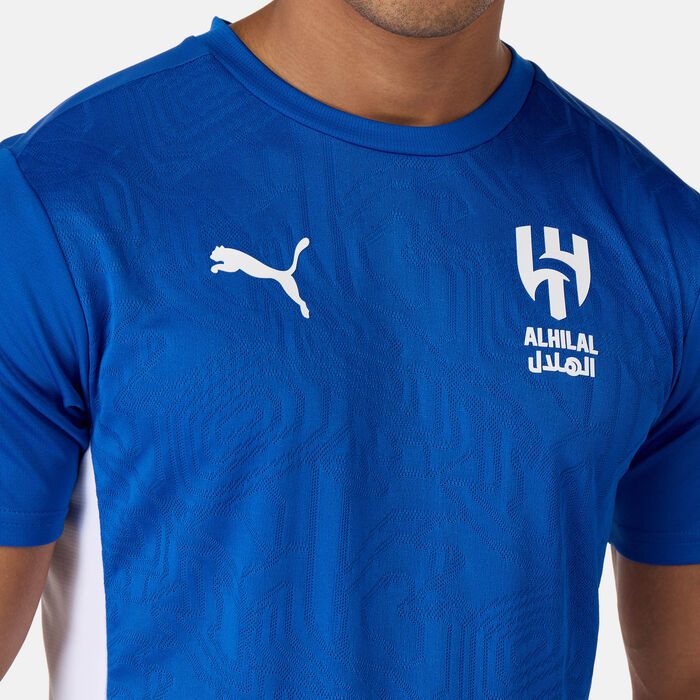 PUMA Men's Al Hilal Training Football Top Blue PUMA Men's Al Hilal Training Football Top Blue image number 3