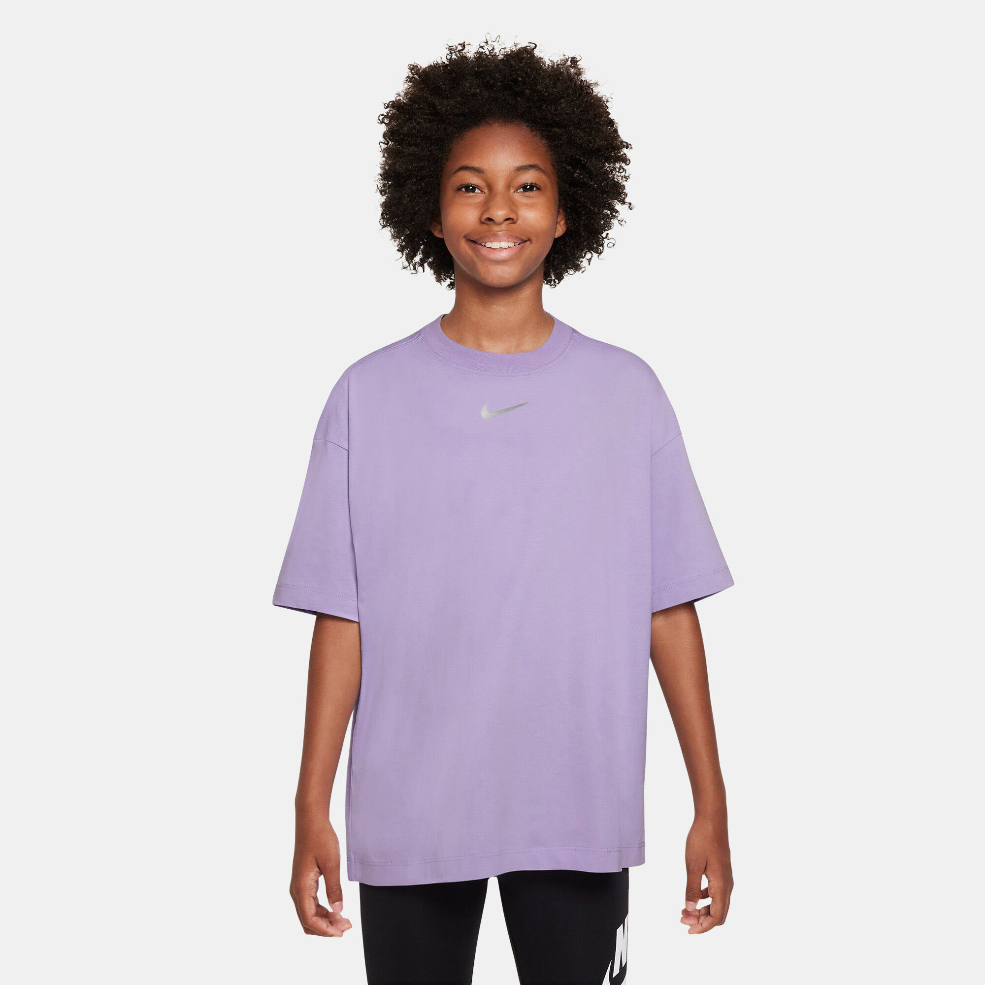 Kids Sportswear Oversized T Shirt Older Kids Purple Nike in KSA SSS