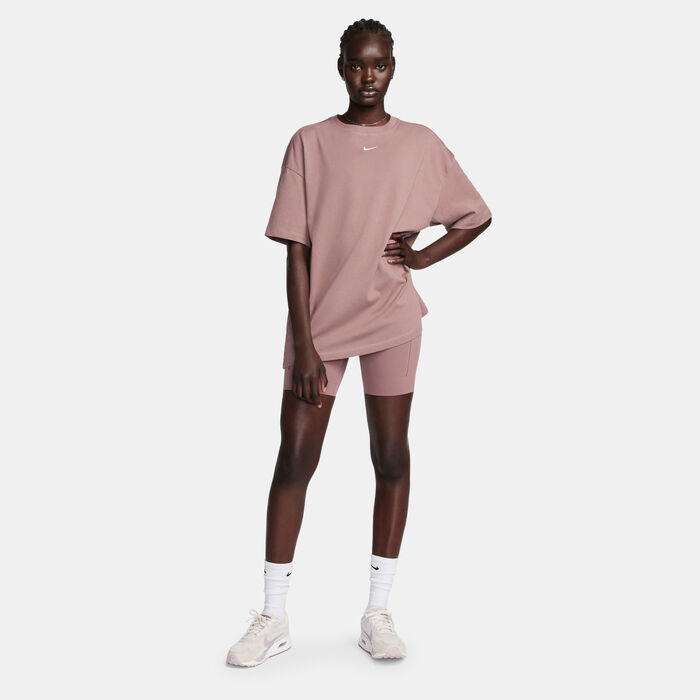Nike Women's Sportswear Essential T-Shirt Pink Nike Women's Sportswear Essential T-Shirt Pink image number 2