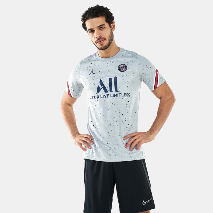 Nike Men's Paris Saint-Germain Strike T-Shirt Grey Nike Men's Paris Saint-Germain Strike T-Shirt Grey image number 0