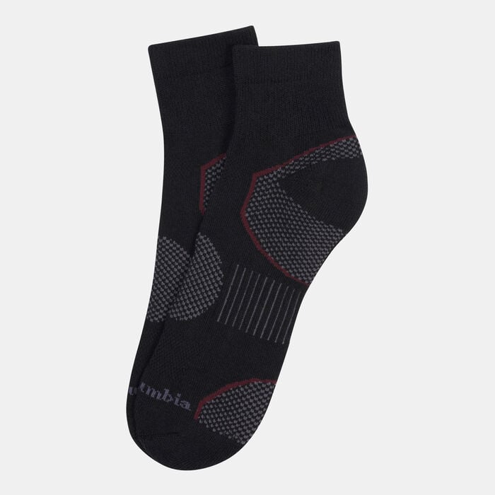 Columbia Men's Balance Point™ Quarter Socks Black Columbia Men's Balance Point™ Quarter Socks Black image number 0
