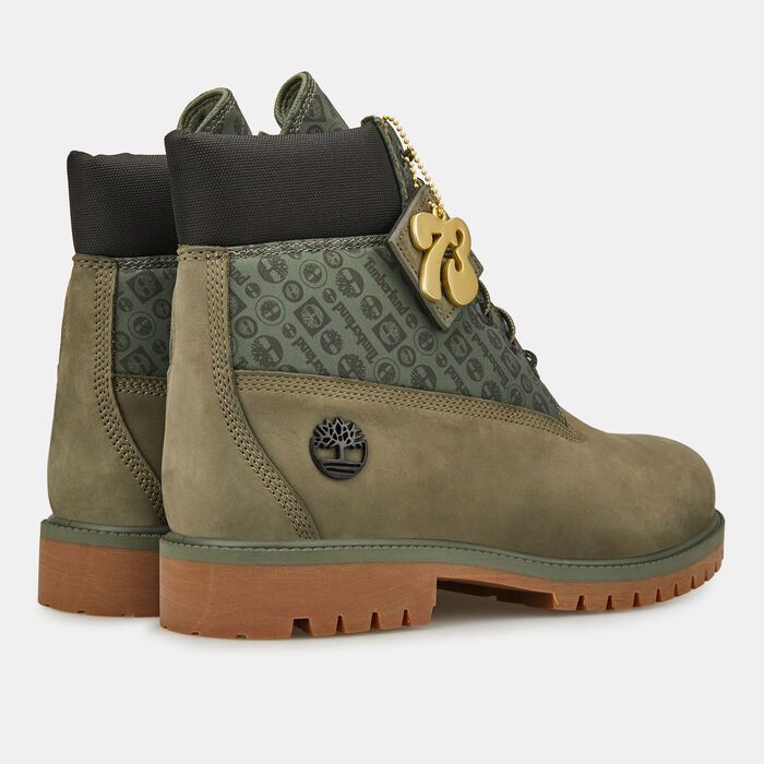 Timberland Men's 6-Inch Heritage Waterproof Boot Green Timberland Men's 6-Inch Heritage Waterproof Boot Green image number 2