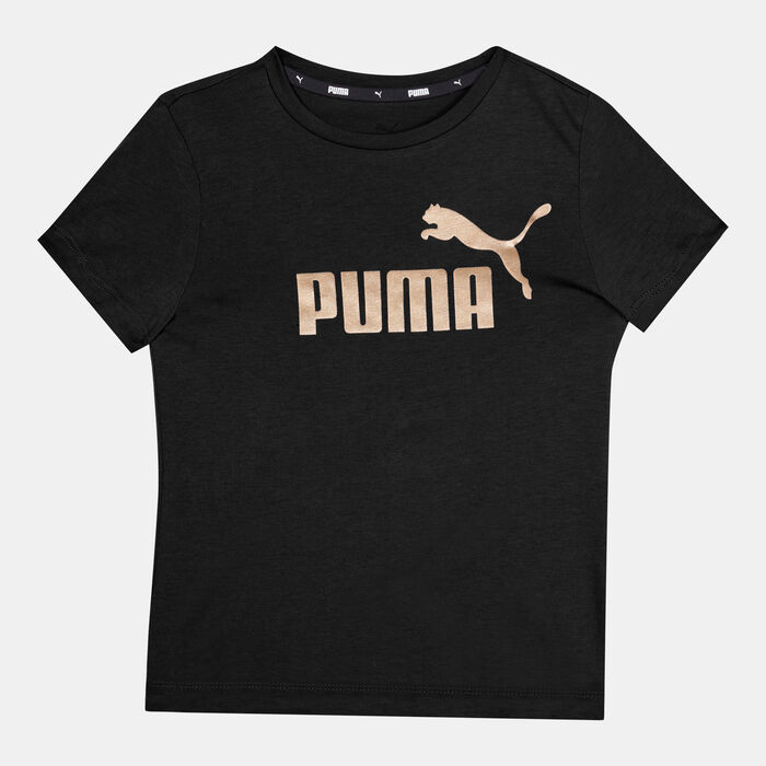 PUMA Kids' Essentials+ Logo T-Shirt Black PUMA Kids' Essentials+ Logo T-Shirt Black image number 0