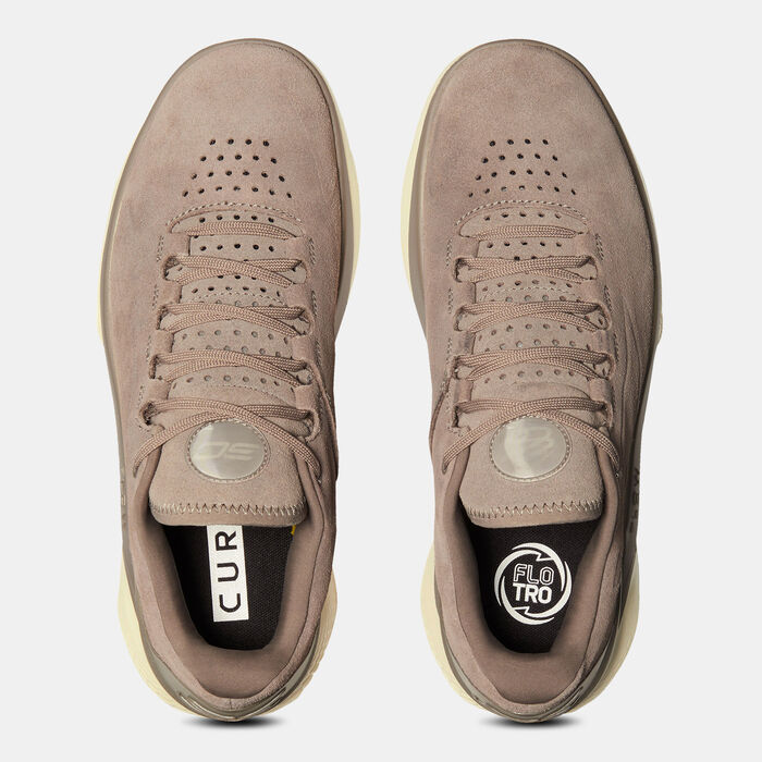 Under Armour Curry 1 Low FloTro Lux Basketball Shoes Brown image number 3