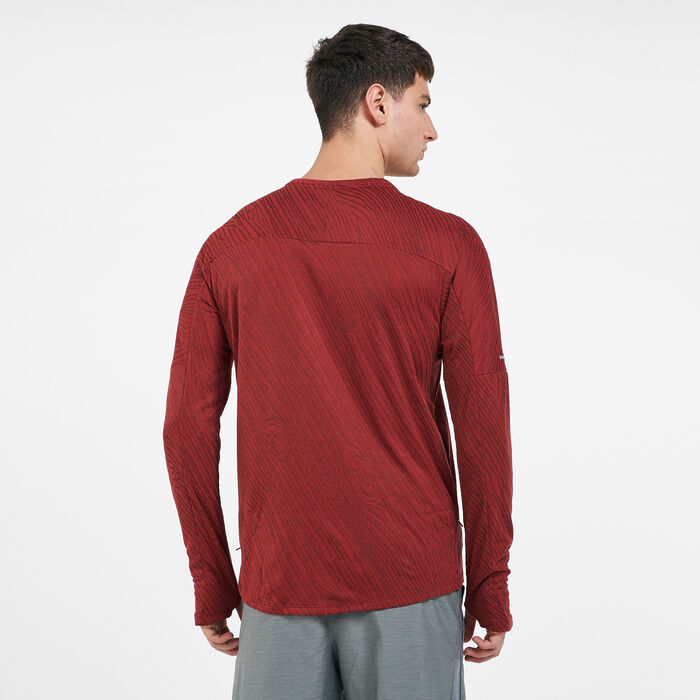Nike Men's Dri-FIT Element 1/2 Zip Trail T-Shirt Multi-Color Nike Men's Dri-FIT Element 1/2 Zip Trail T-Shirt Multi-Color image number 1