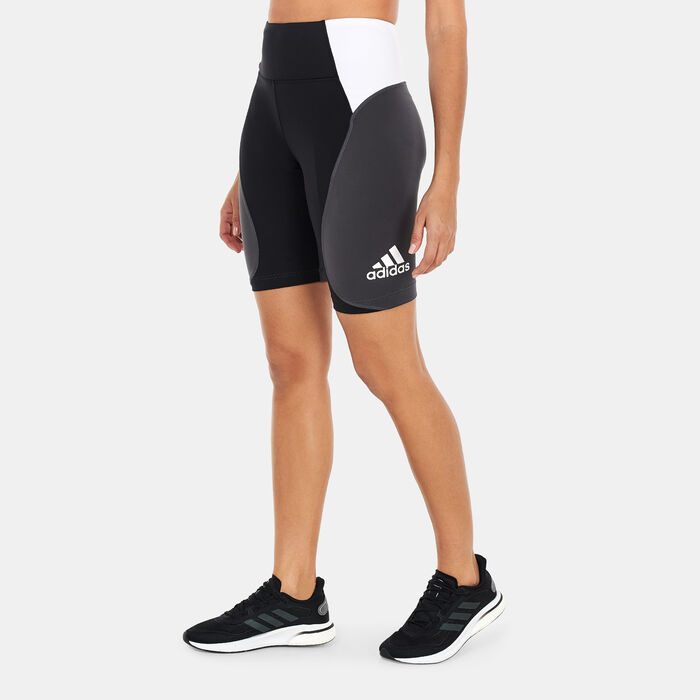 adidas Women's Colourblock Sports Leggings Black adidas Women's Colourblock Sports Leggings Black image number 0