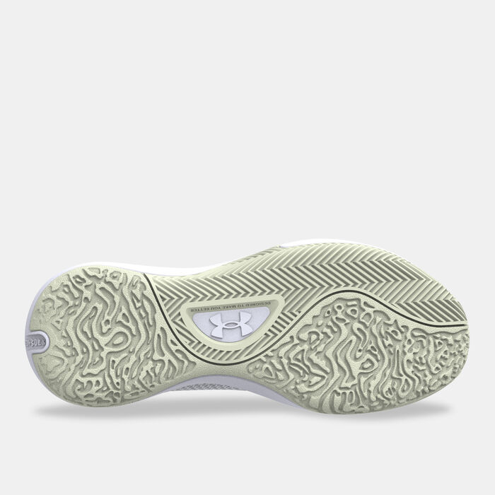 Under Armour Lockdown 6 Basketball Shoes White image number 3